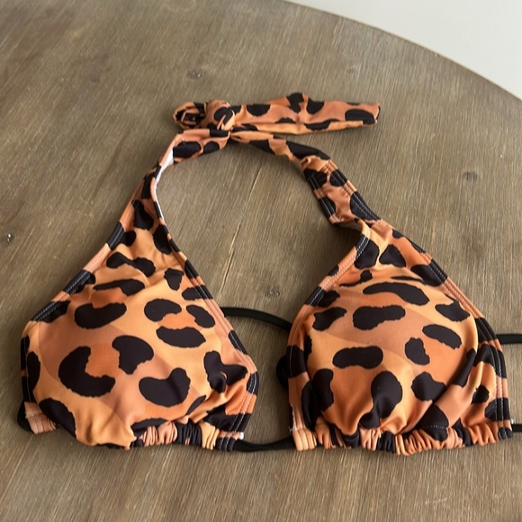 Animal Print Triangle Bikini Women’s Size XL - Picture 4 of 12